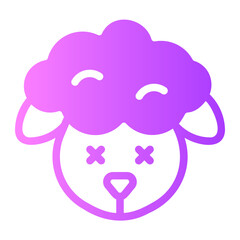 lamb gradient icon