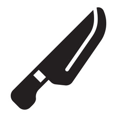 knife glyph icon