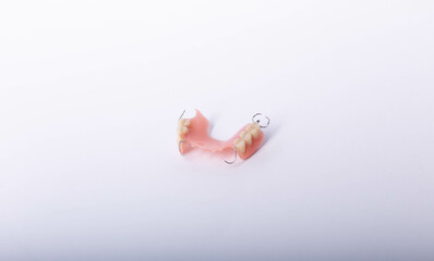 Dental cast during processing denture.