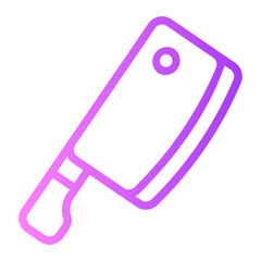 cleaver gradient icon