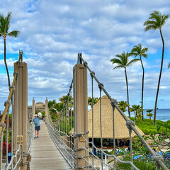 Big Island Hawaii Bridge & Hat Guy