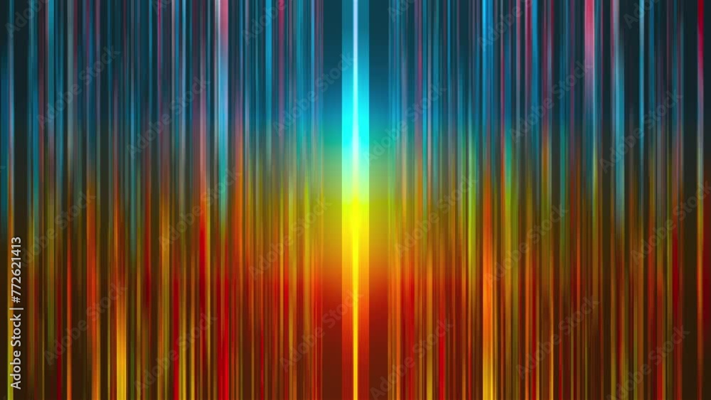 Poster colorful vertical lines. computer generated 3d render