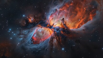 Galactic Sky: Cosmic Background Wallpaper