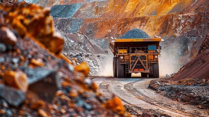 Global market analysis of copper production and prices in the mining industry. Concept Copper Production, Price Trends, Global Mining Industry, Market Analysis  Generative Ai