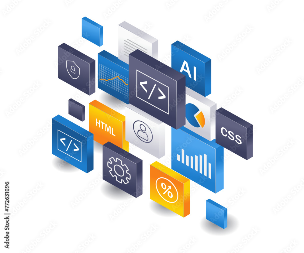 Poster technology Website developer application screen