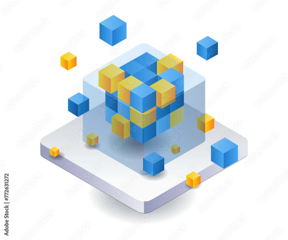 Poster Technology blockchain network box