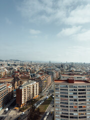 Obraz premium Vista del paisaje urbano desde Nobu Hotel Barcelona, España