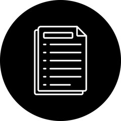 Fototapeta premium Document Icon
