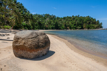 Large rock on the Southern end of Bang Tao Beach