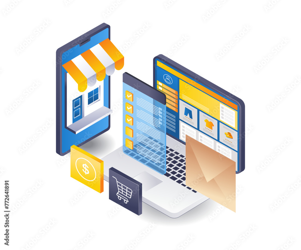 Poster Development of technological e-commerce applications