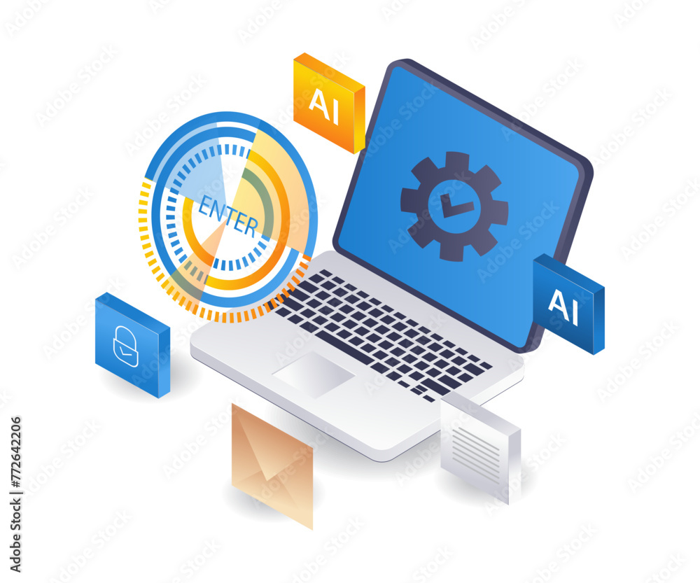Poster Computer technology update artificial intelligence application