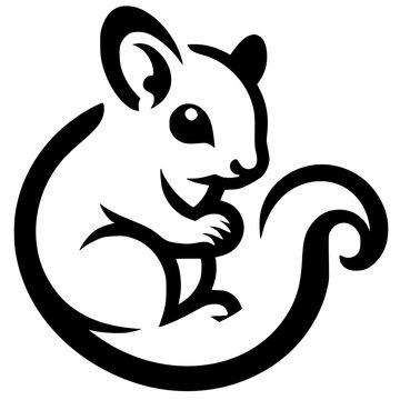 recommend clip art: Sugar glider silhouette