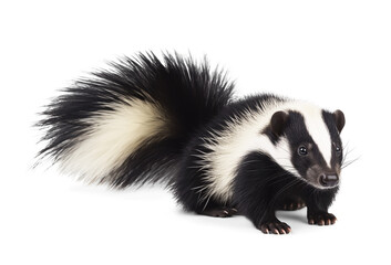 Fototapeta premium Skunk on isolated background