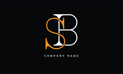 SB, BS, S, B Abstract Letters Logo Monogram
