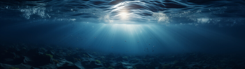 Sunlight and Shadows: A Dynamic Underwater Seascape