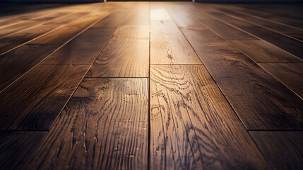 Smooth sleek wooden floor background. Contemporary interior design concept