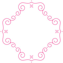 cute doodle frame icon isolated vector illustration