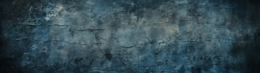 High-Resolution Blue Cracked Texture Wide Wallpaper - obrazy, fototapety, plakaty
