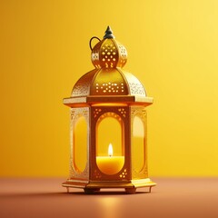 Eid mubarak and ramadan kareem greetings with islamic lantern and mosque. Eid al fitr background