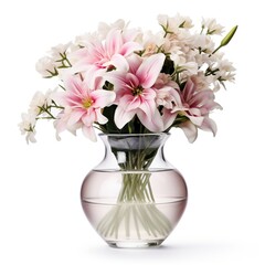 bouquet of flowers in vase