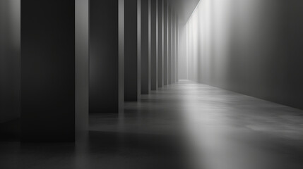 room with a wall backdrop