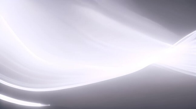 Elegant White Cascading Line Light Streak and Dust Looping Background