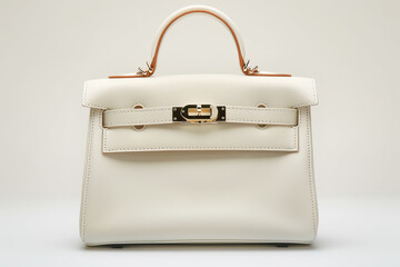An elegant handbag made of high quality leather with a refined texture. A collaboration between a leather factory that boasts skillful product processing technology and a modern design sense.