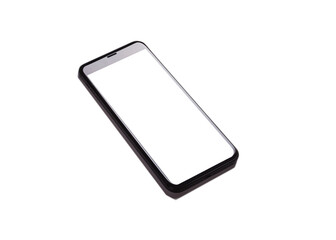 a cellphone, smart phone advertisement on the transparent background, png