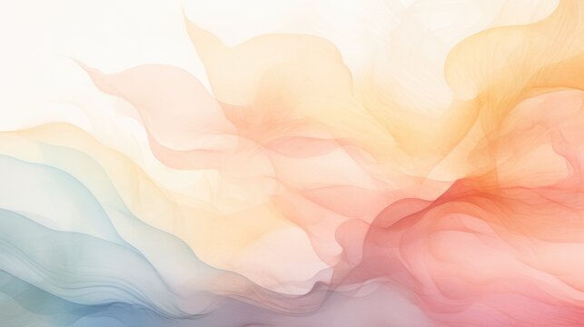 An artistic swirl of watercolor strokes, abstract background with muted tones, imaginative and unique backdrop for artistic content 
