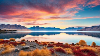 Fototapeta premium lake in the mountains