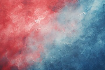 Obraz na płótnie Canvas Blue and red grunge wall background.