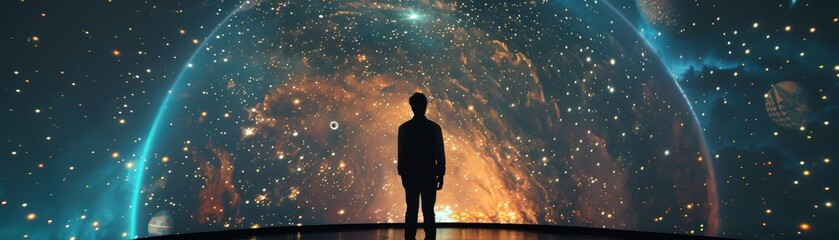 A planetarium show driven by artificial intelligence