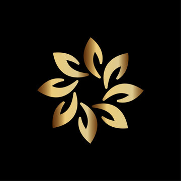 Luxury Flower Beauty Logo