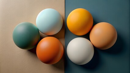 balls, colored