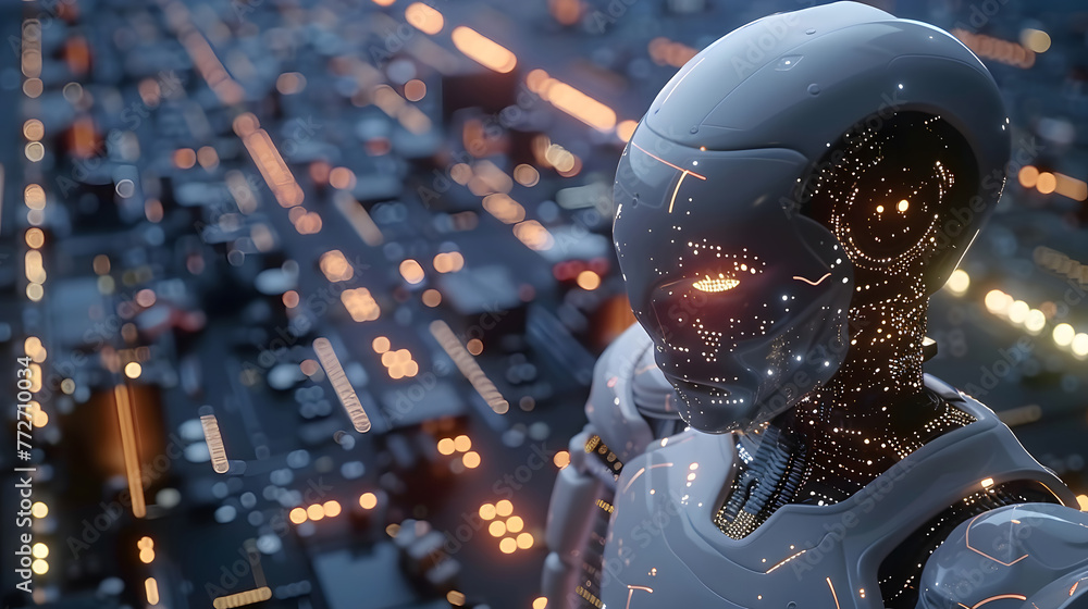 Aufkleber ai artificial intelligence, data science, information technology concept. generative ai.