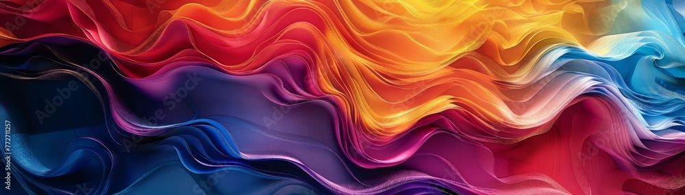 Poster a dynamic blend of hues, spectrumgateways creates a visually captivating image brimming with wonder 