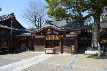 Naklejka premium 護王神社 祈願殿 京都市上京区