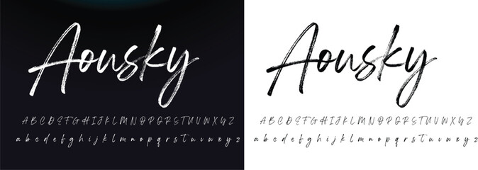 
Signature Font Calligraphy Logotype Script Brush Font Type Font lettering handwritten