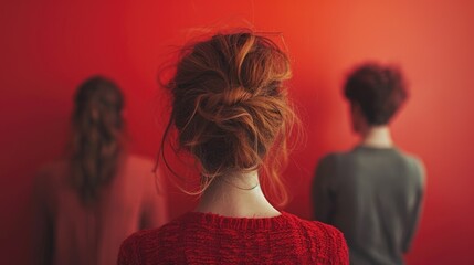 A person's sadness at a farewell party