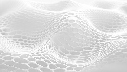 White background mesh pattern
