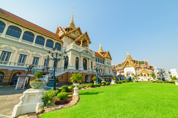 Awesome view of the Grand Palace in Bangkok, Thailand - 772727042