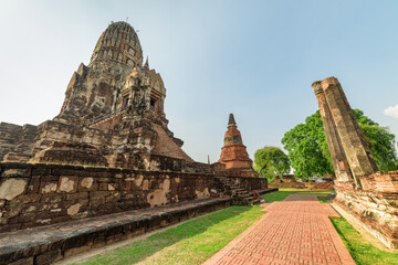 Awesome tower of Wat Ratchaburana in Ayutthaya, Thailand - 772727856