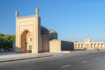 Maghoki Attori Mosque in Historic Center of Bukhara, Uzbekistan - 772727899