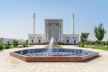 Awesome facade of Minor Mosque in Tashkent, Uzbekistan - 772728059