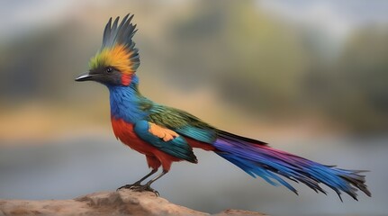 Red And Blue Macaws Seen In Amazon Region, Brazil generative ai   