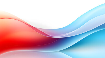 A colorful wave background with red blue and white colors