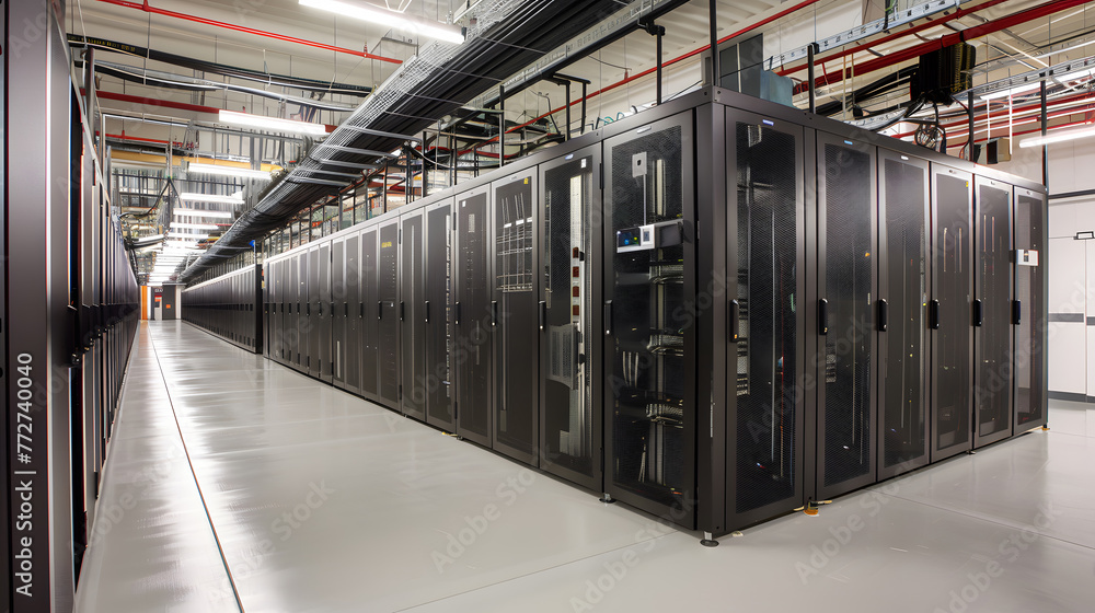 Poster high performance datacenter. generative ai.