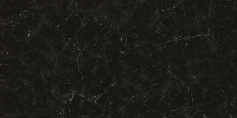 Küchenrückwand glas motiv Panorama black marble texture for background © MK creation