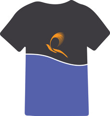 Creative vector of t-shirt design