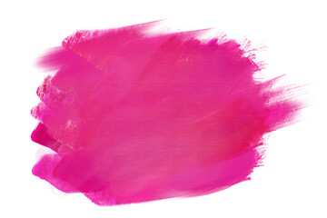 Abstract pink oil paint brush strokes